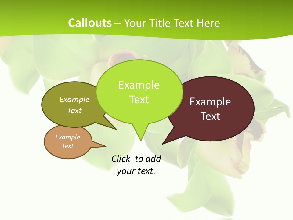 Flora Flower Water PowerPoint Template
