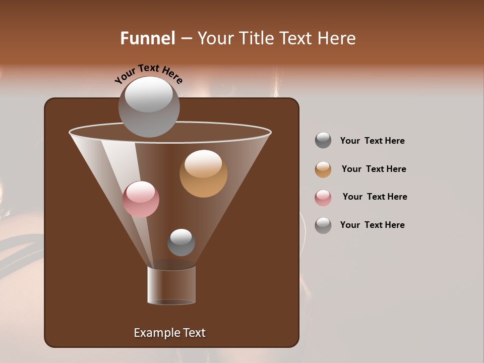 Portrait Young Beautiful PowerPoint Template