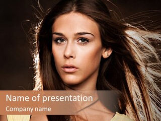 Salon Fryzjerski Promocje PowerPoint Template