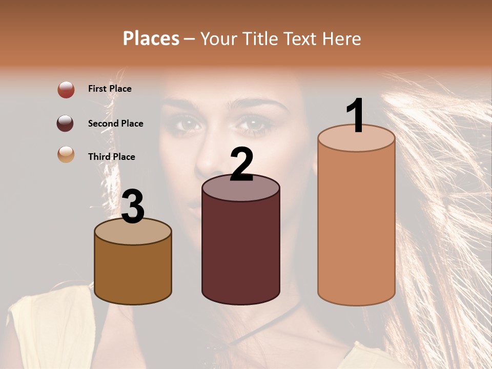 Salon Fryzjerski Promocje PowerPoint Template