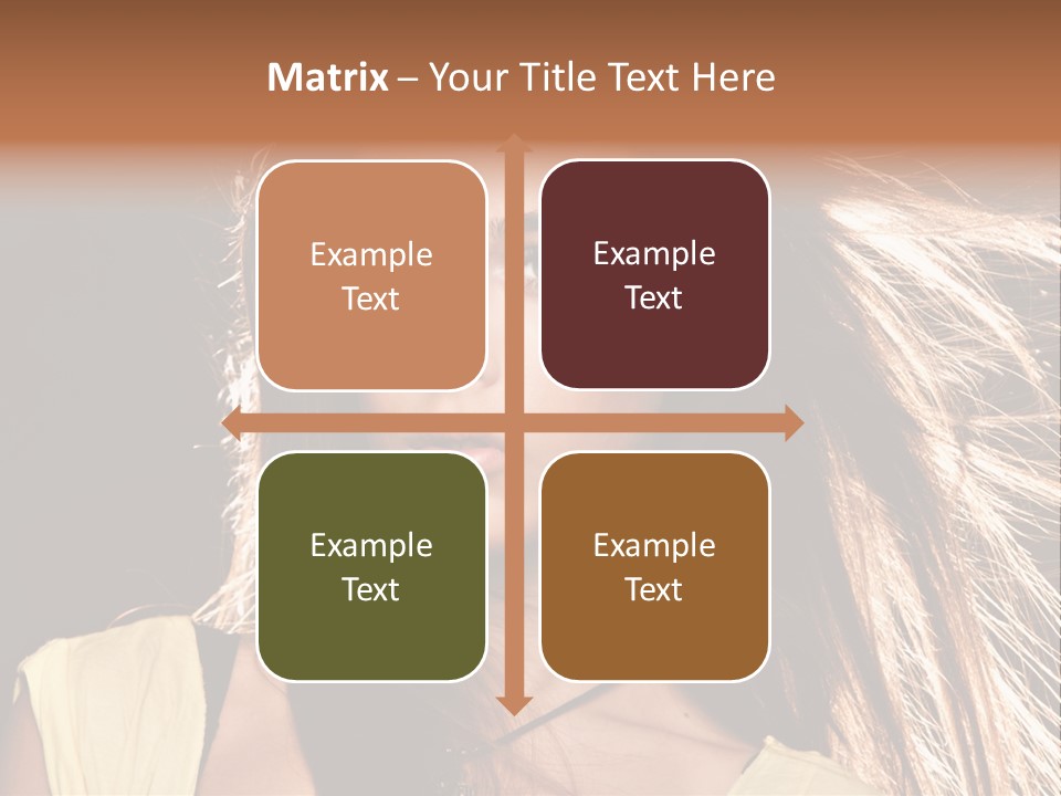 Salon Fryzjerski Promocje PowerPoint Template