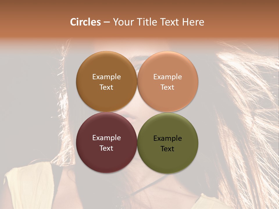 Salon Fryzjerski Promocje PowerPoint Template
