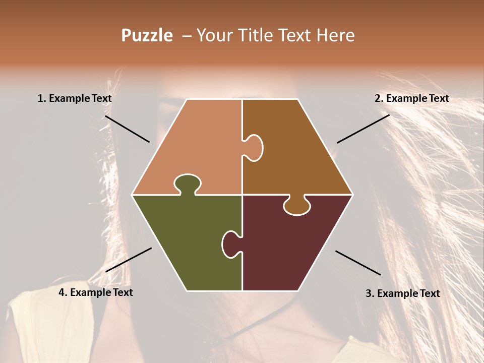 Salon Fryzjerski Promocje PowerPoint Template