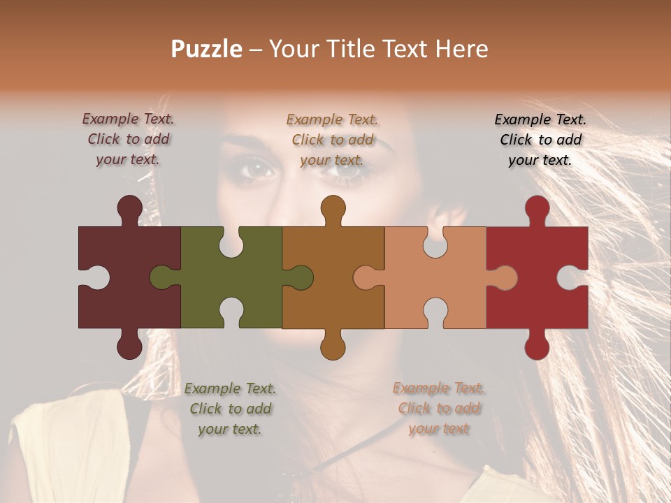 Salon Fryzjerski Promocje PowerPoint Template