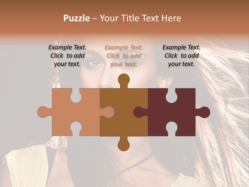 Salon Fryzjerski Promocje PowerPoint Template
