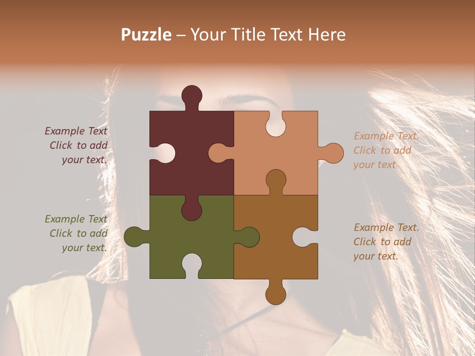 Salon Fryzjerski Promocje PowerPoint Template