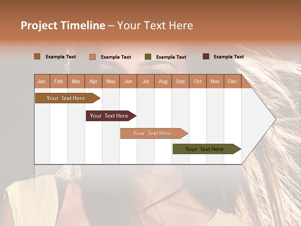 Salon Fryzjerski Promocje PowerPoint Template