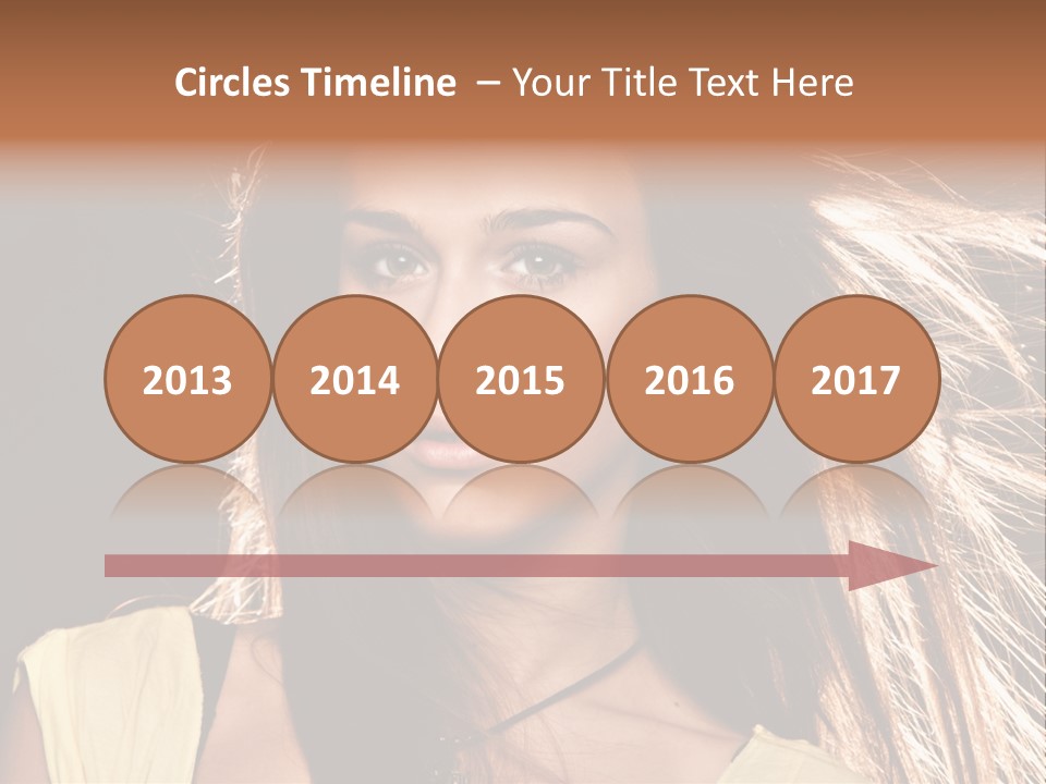 Salon Fryzjerski Promocje PowerPoint Template