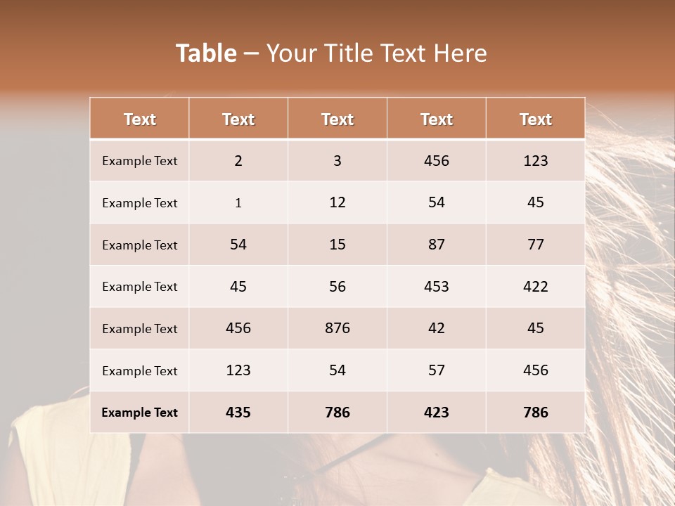 Salon Fryzjerski Promocje PowerPoint Template