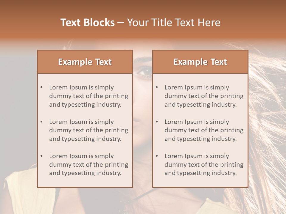 Salon Fryzjerski Promocje PowerPoint Template
