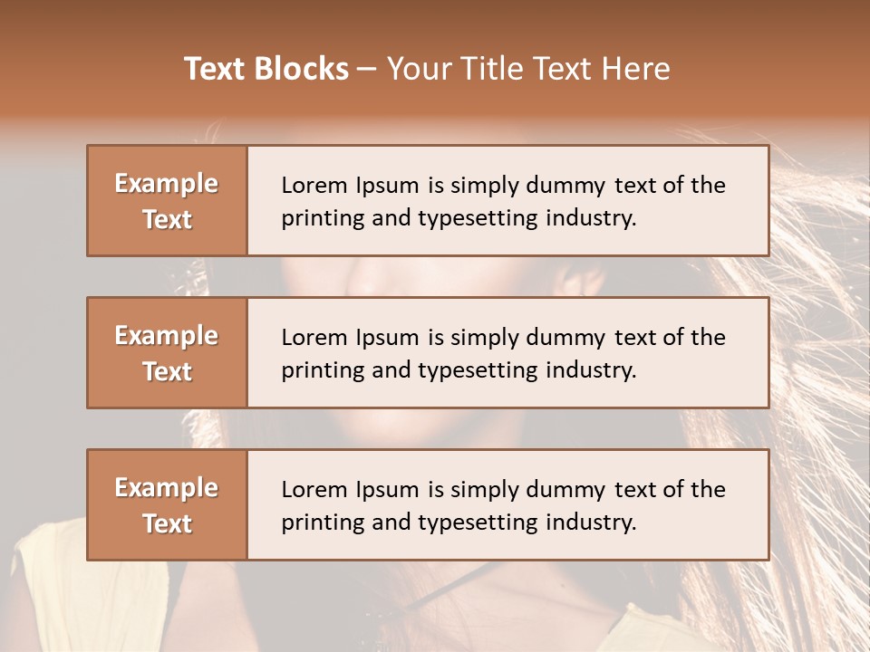 Salon Fryzjerski Promocje PowerPoint Template