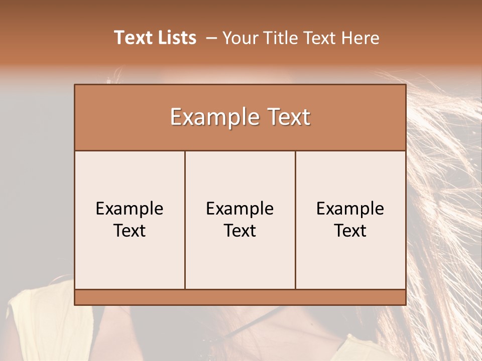 Salon Fryzjerski Promocje PowerPoint Template