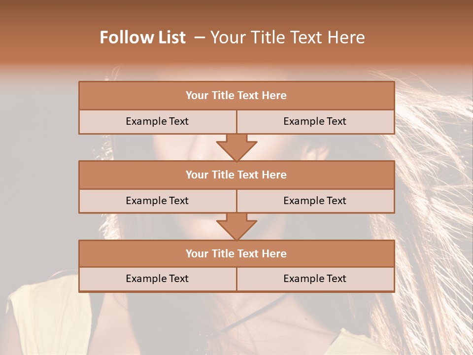Salon Fryzjerski Promocje PowerPoint Template