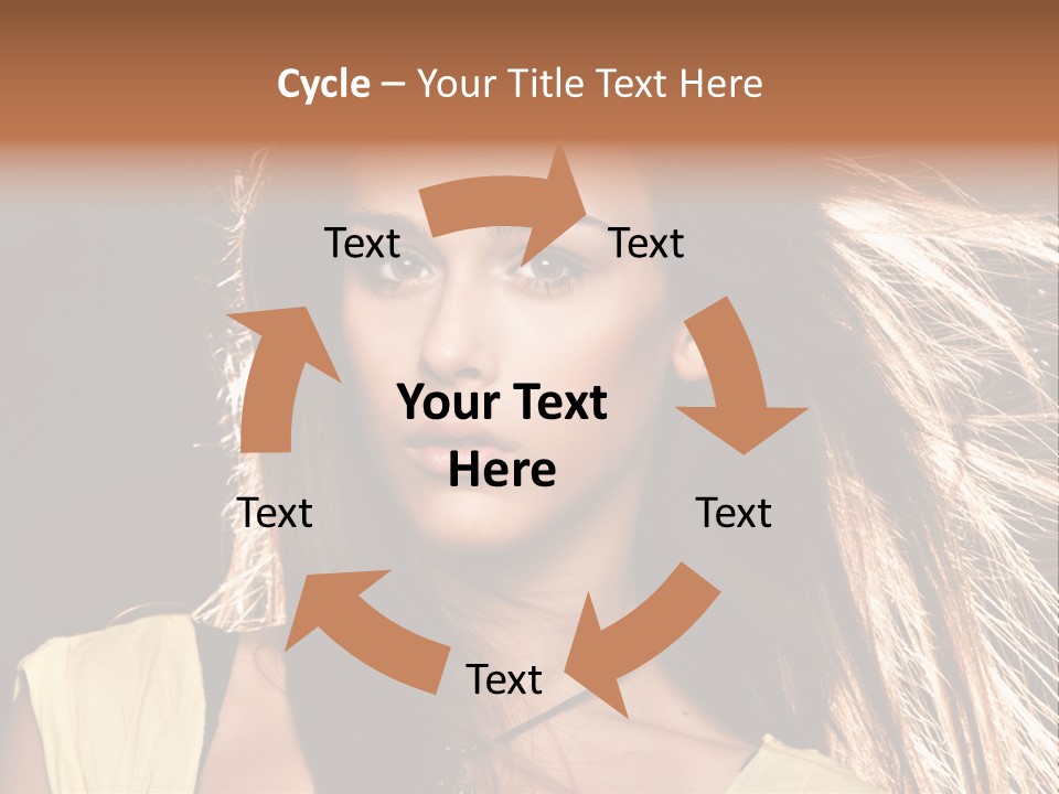 Salon Fryzjerski Promocje PowerPoint Template