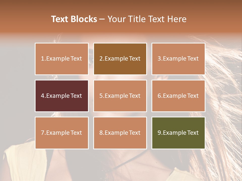 Salon Fryzjerski Promocje PowerPoint Template
