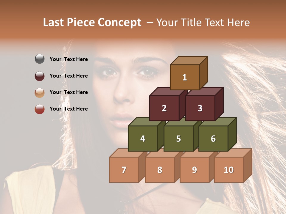 Salon Fryzjerski Promocje PowerPoint Template