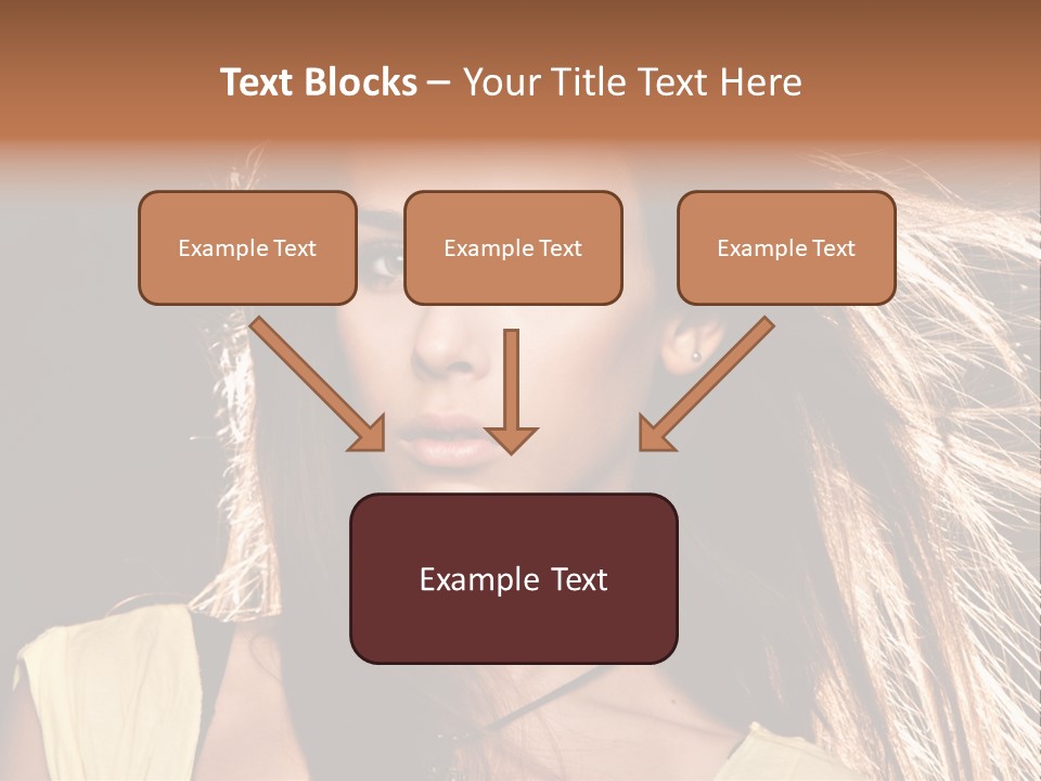 Salon Fryzjerski Promocje PowerPoint Template