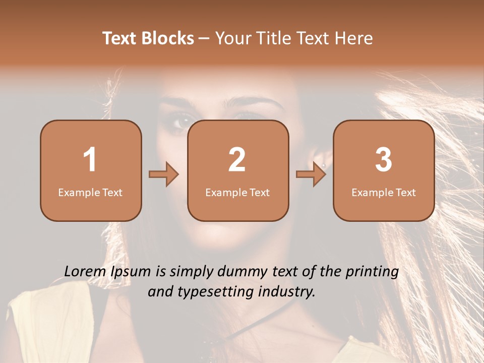 Salon Fryzjerski Promocje PowerPoint Template
