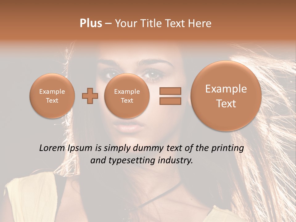 Salon Fryzjerski Promocje PowerPoint Template