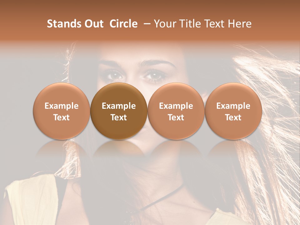 Salon Fryzjerski Promocje PowerPoint Template