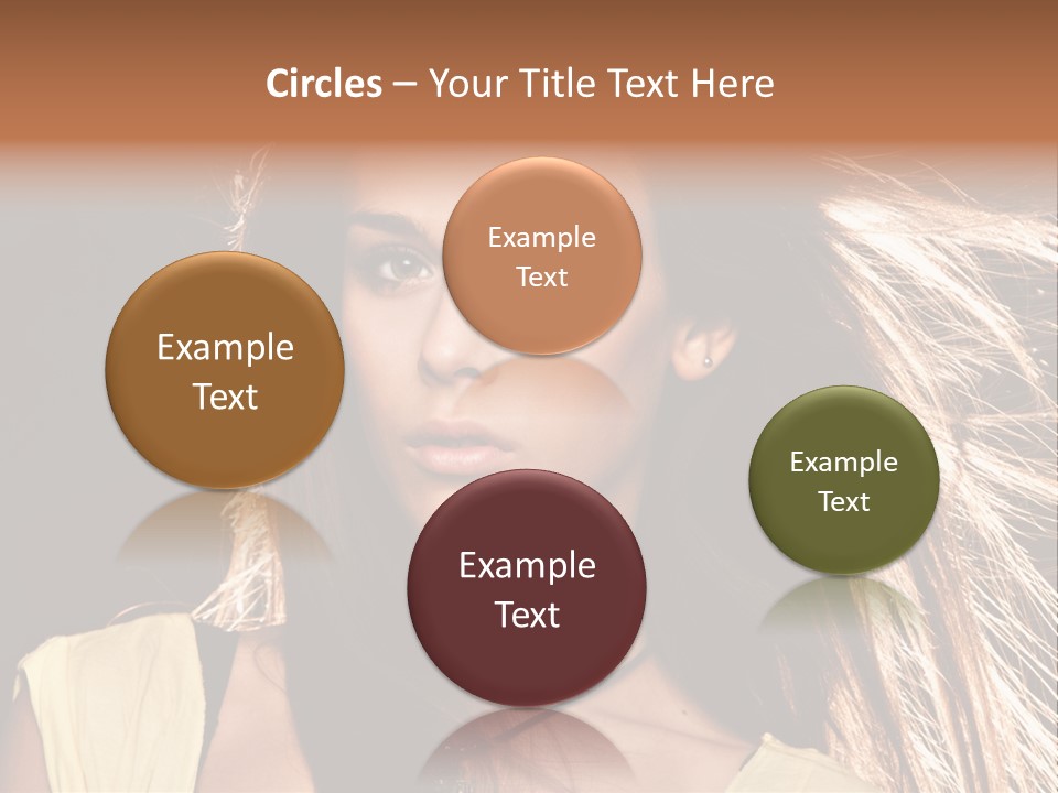 Salon Fryzjerski Promocje PowerPoint Template