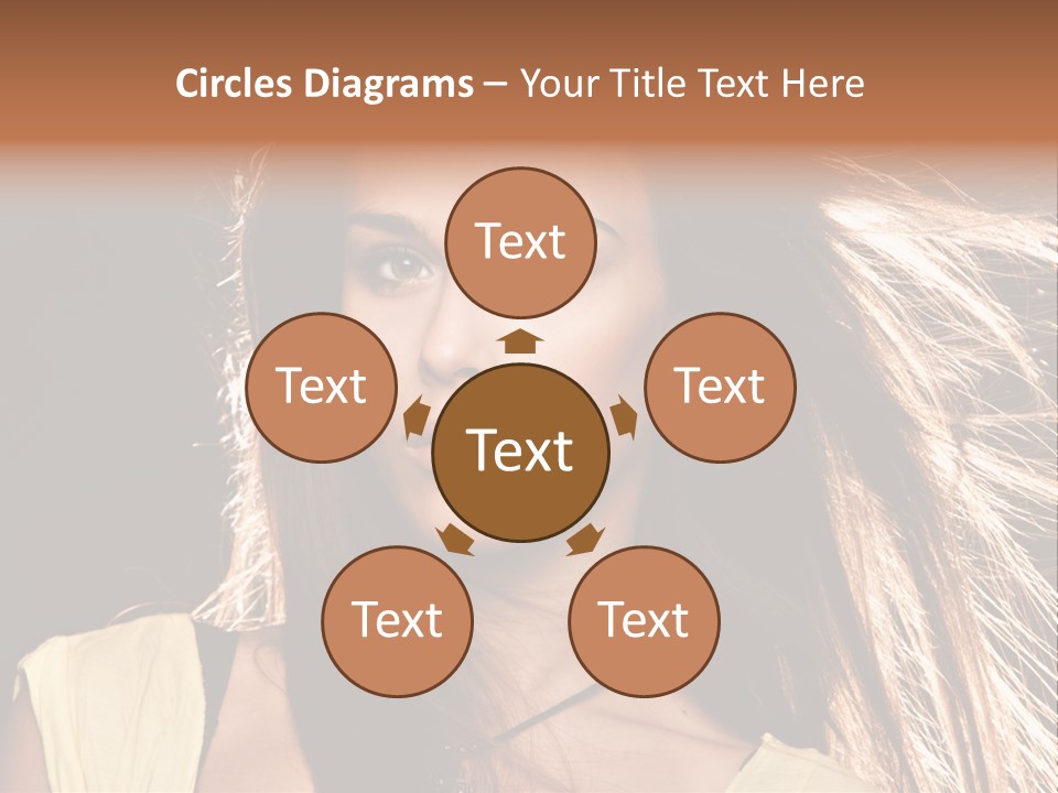 Salon Fryzjerski Promocje PowerPoint Template