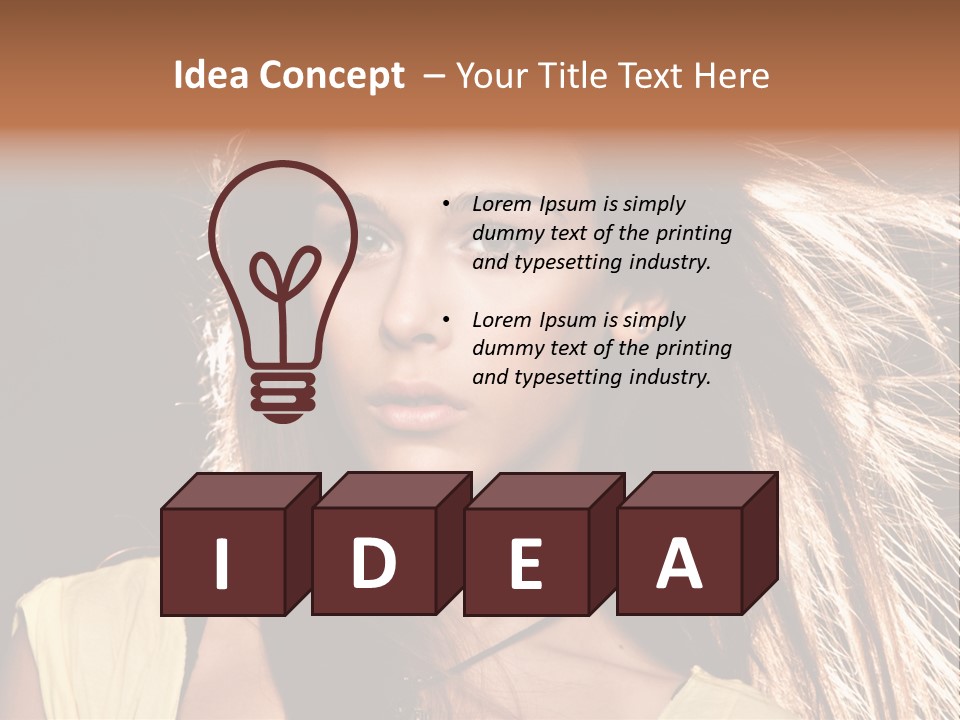 Salon Fryzjerski Promocje PowerPoint Template