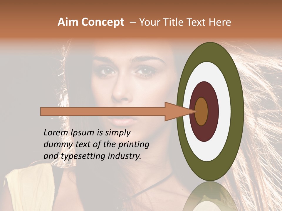 Salon Fryzjerski Promocje PowerPoint Template