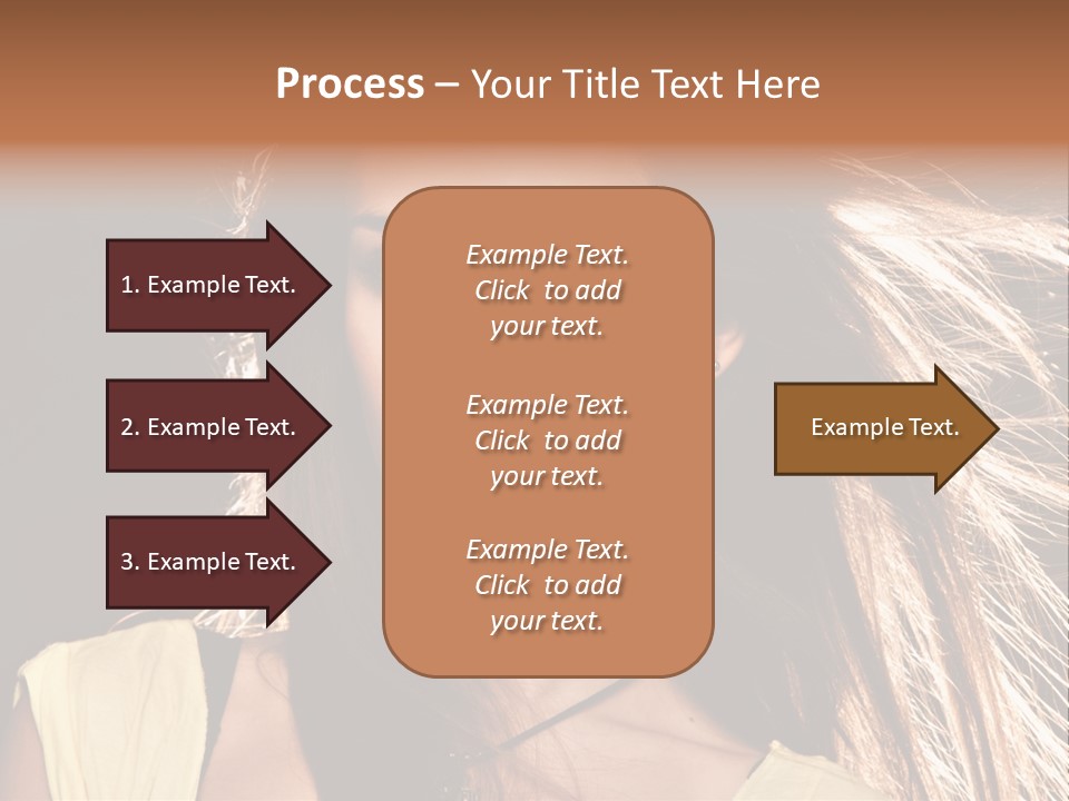 Salon Fryzjerski Promocje PowerPoint Template