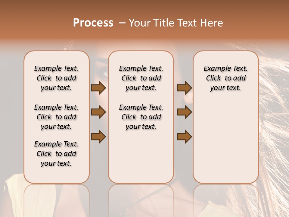 Salon Fryzjerski Promocje PowerPoint Template