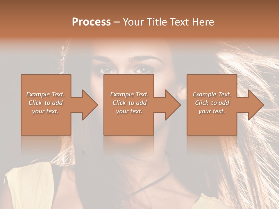 Salon Fryzjerski Promocje PowerPoint Template