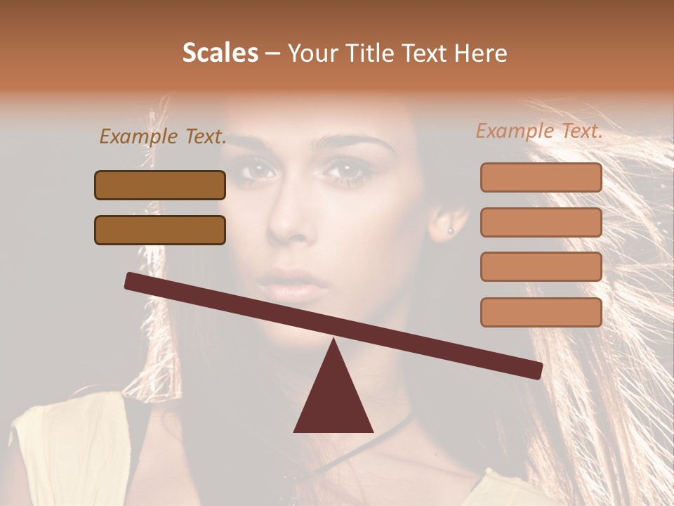 Salon Fryzjerski Promocje PowerPoint Template