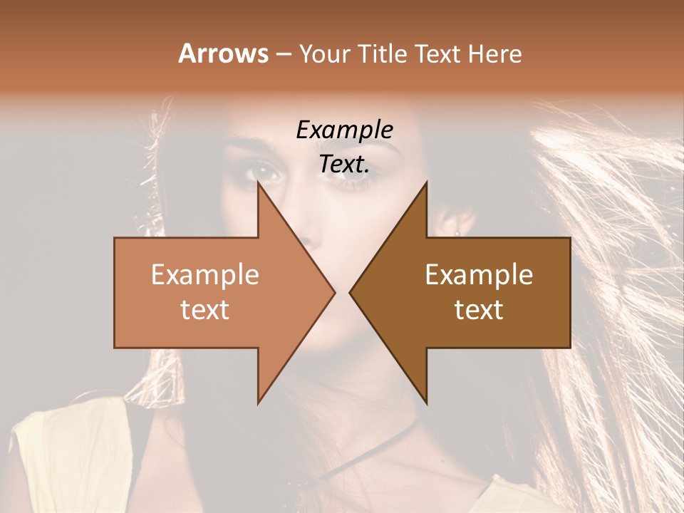 Salon Fryzjerski Promocje PowerPoint Template