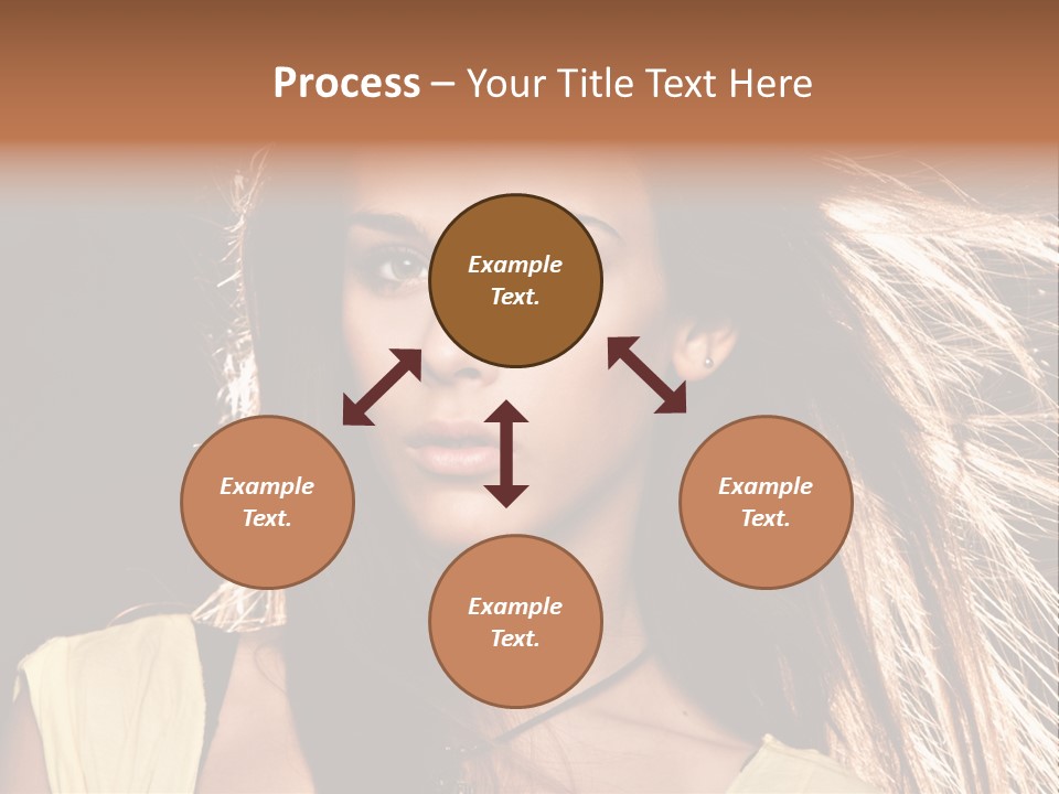 Salon Fryzjerski Promocje PowerPoint Template