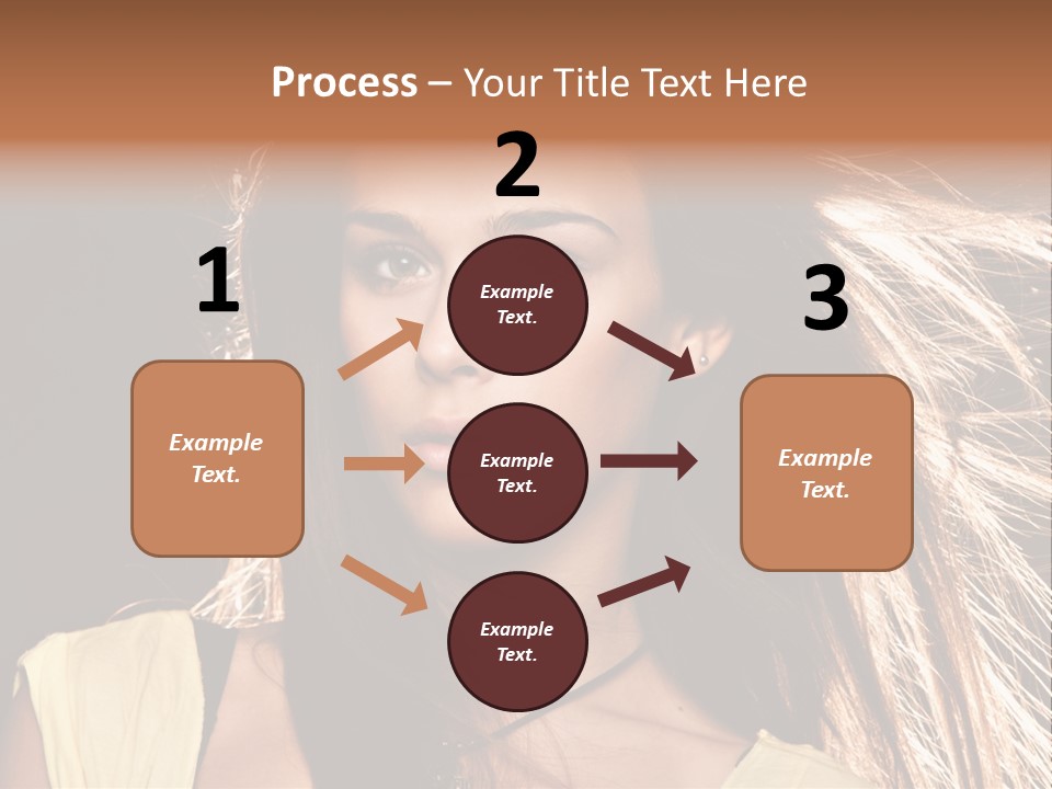 Salon Fryzjerski Promocje PowerPoint Template