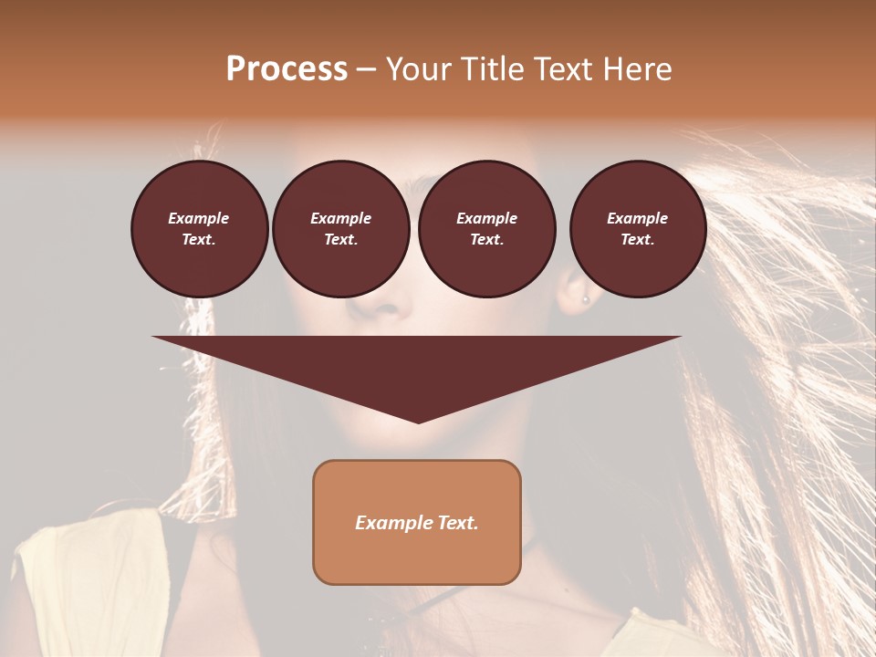 Salon Fryzjerski Promocje PowerPoint Template