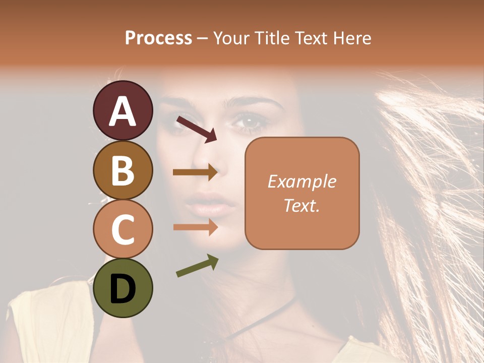 Salon Fryzjerski Promocje PowerPoint Template