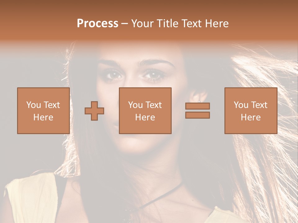 Salon Fryzjerski Promocje PowerPoint Template