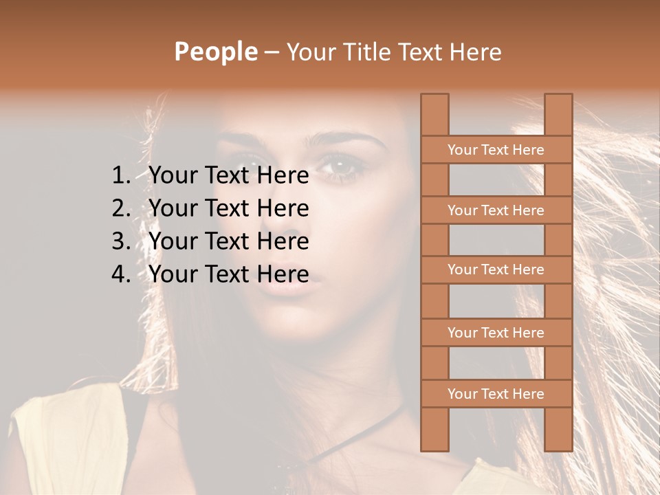 Salon Fryzjerski Promocje PowerPoint Template