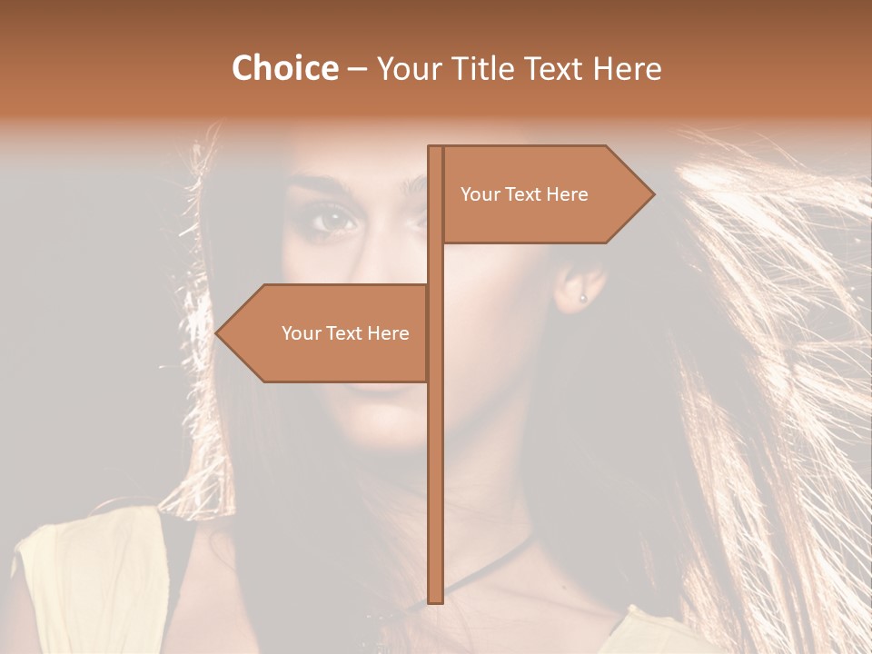 Salon Fryzjerski Promocje PowerPoint Template