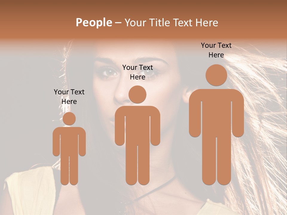 Salon Fryzjerski Promocje PowerPoint Template