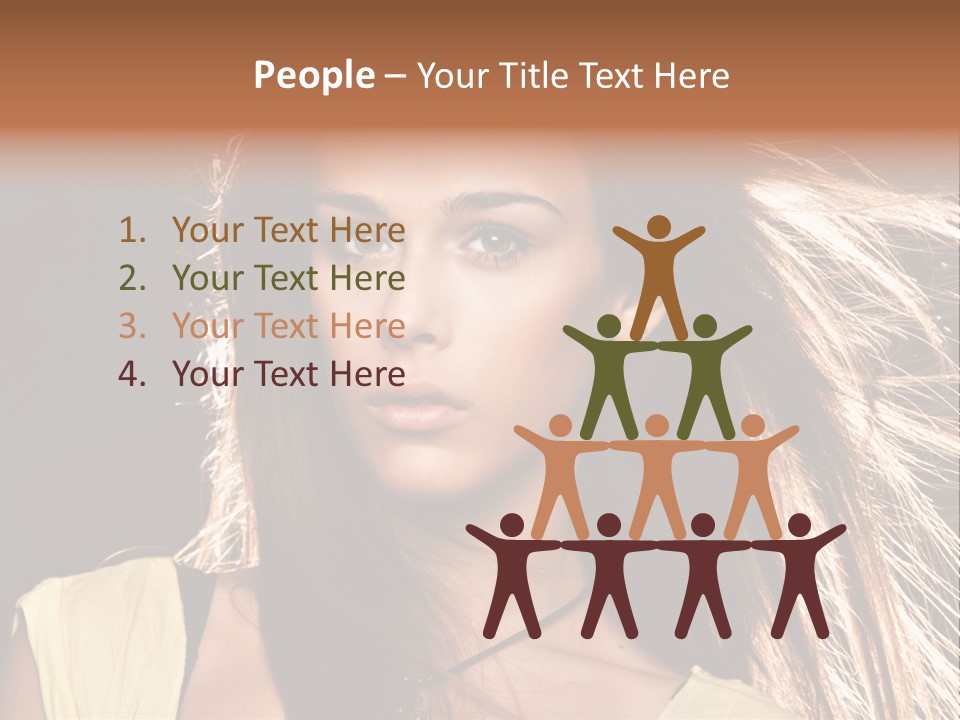 Salon Fryzjerski Promocje PowerPoint Template