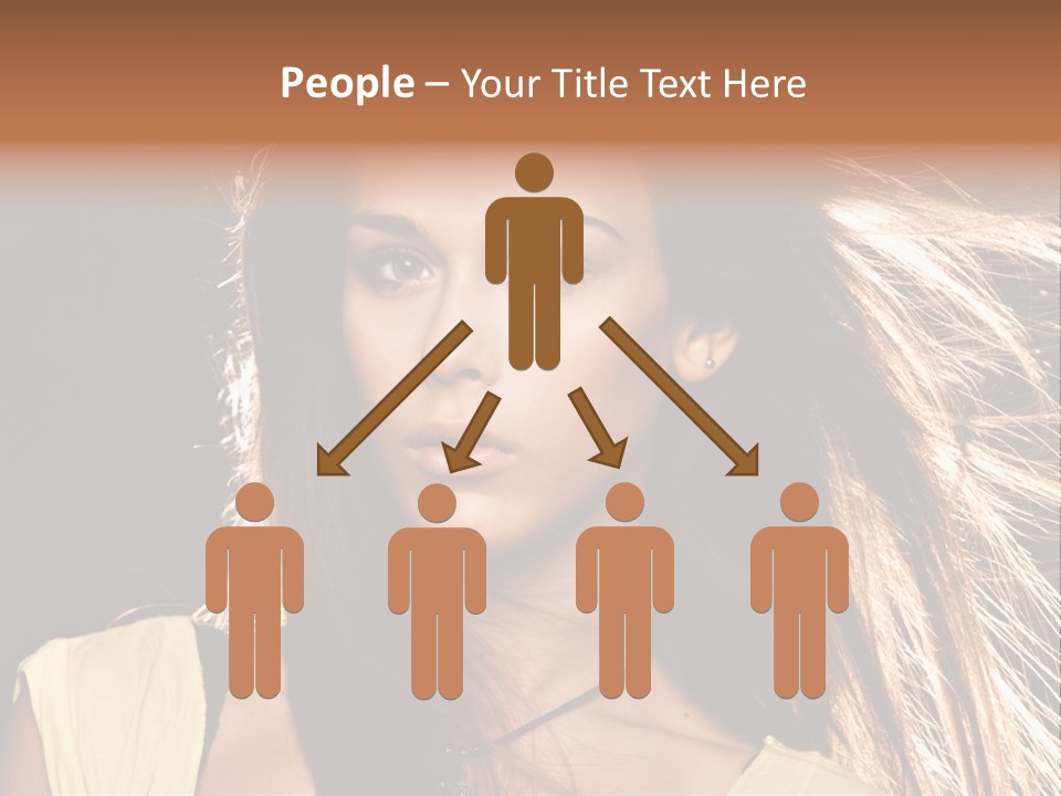 Salon Fryzjerski Promocje PowerPoint Template