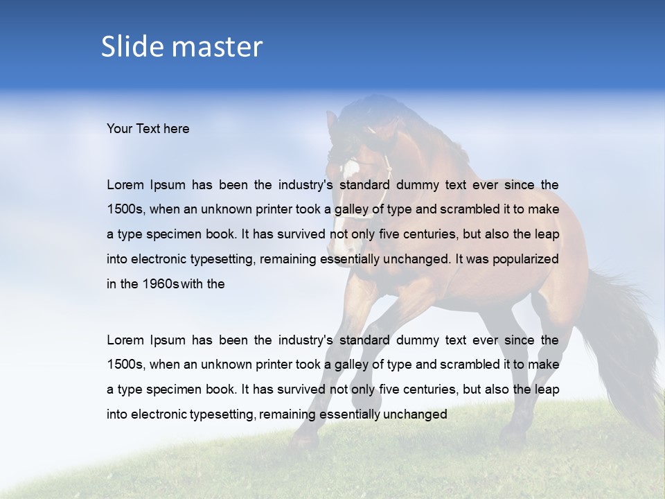 Horse PowerPoint Template