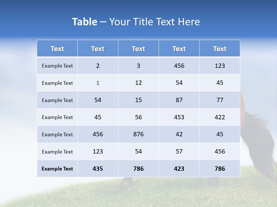 Horse PowerPoint Template