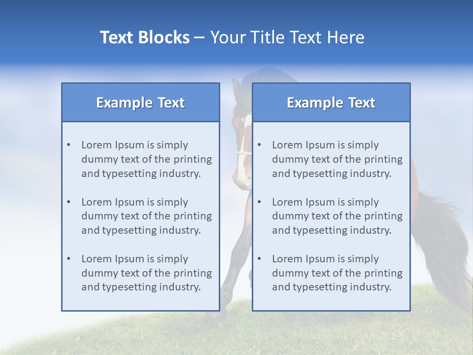 Horse PowerPoint Template