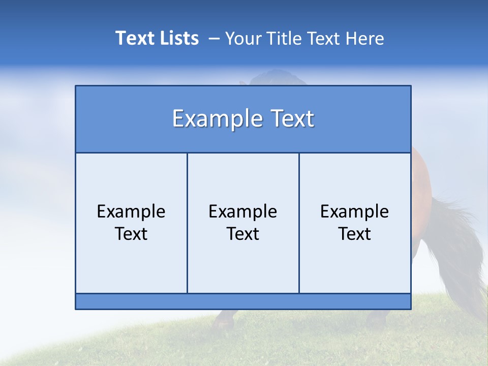 Horse PowerPoint Template