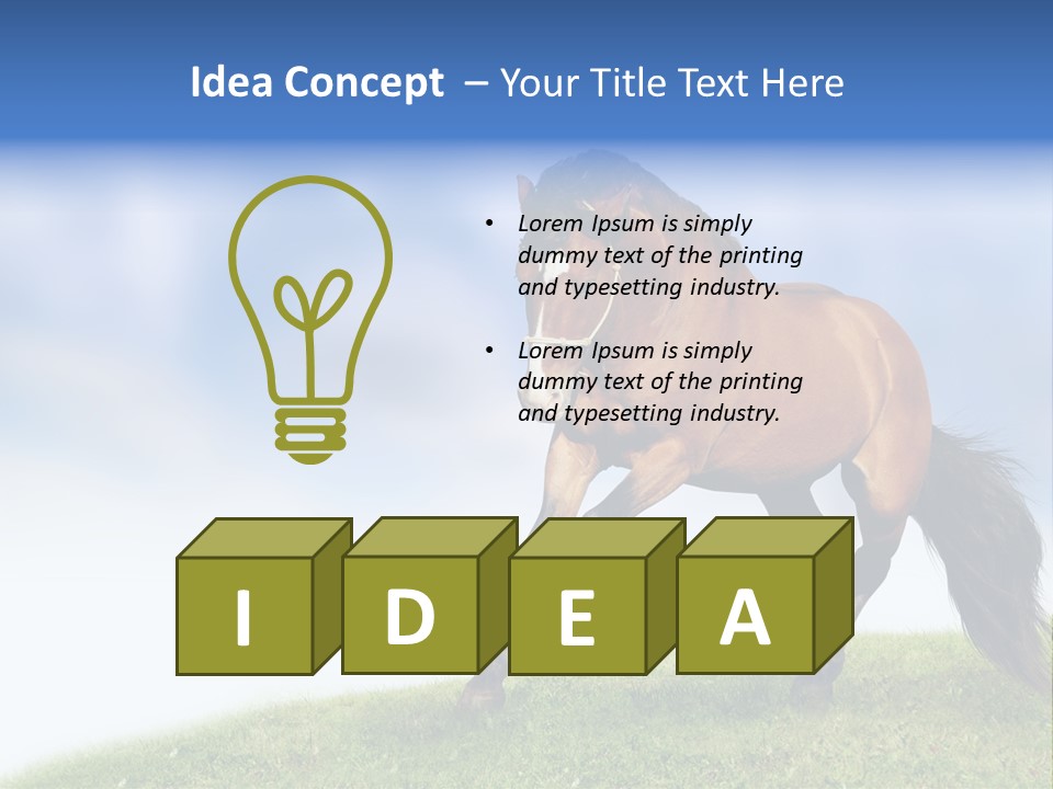 Horse PowerPoint Template