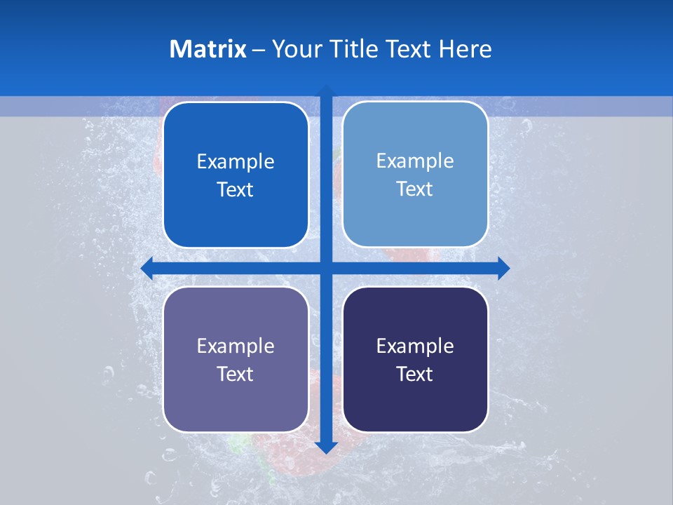 Strawberry Water PowerPoint Template