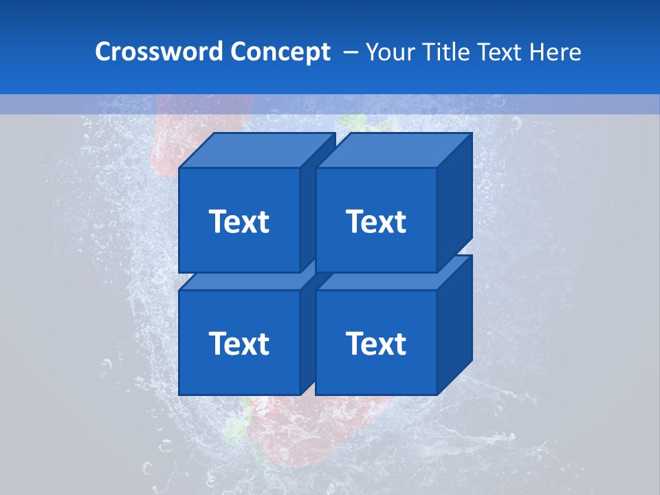 Strawberry Water PowerPoint Template